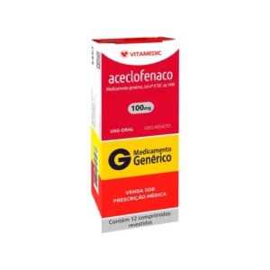 Aceclofenaco 100mg 12 comprimidos