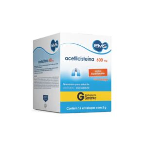 Acetilcisteína 600mg sachê cx 16