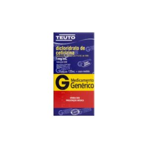 Cetirizina solução oral 1mg/ml 10ml