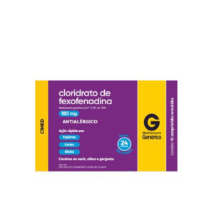 Fexofenadina 180mg 10 comprimidos