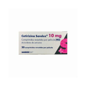 Cetirizina 10mg 20 comprimidos