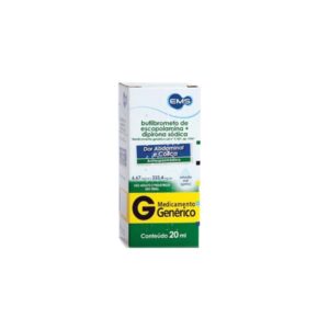 Escopolamina + Dipirona 20 comprimidos