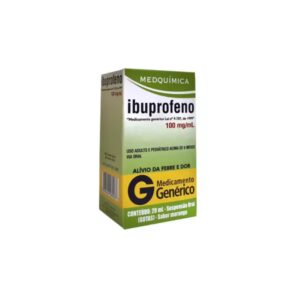 Ibuprofeno suspensão 100mg/5ml 100ml
