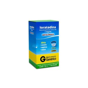 Loratadina xarope 1mg/ml 100ml