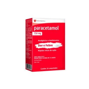 Paracetamol 750mg 20 comprimidos