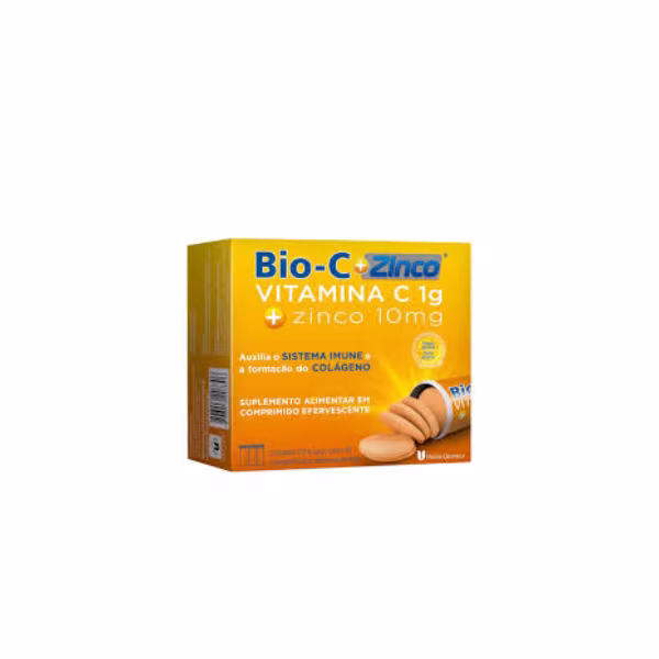 Zinco + Vitamina C 30 comprimidos