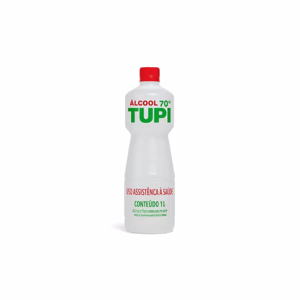 Álcool 70% líquido 1 litro