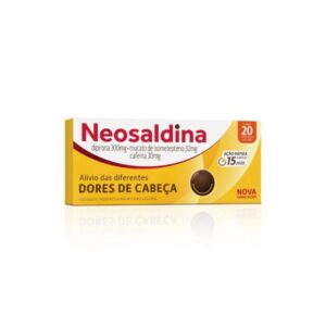 Analgésico Neosaldina Dipirona Caixa 20 Drágeas