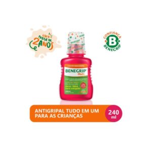 Benegrip Multi Kids Antigripal Analgésico e Descongestionante Solução Oral 240ml