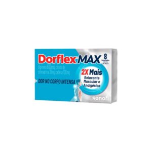 Dorflex MAX Analgésico e Relaxante Muscular 8 Comprimidos
