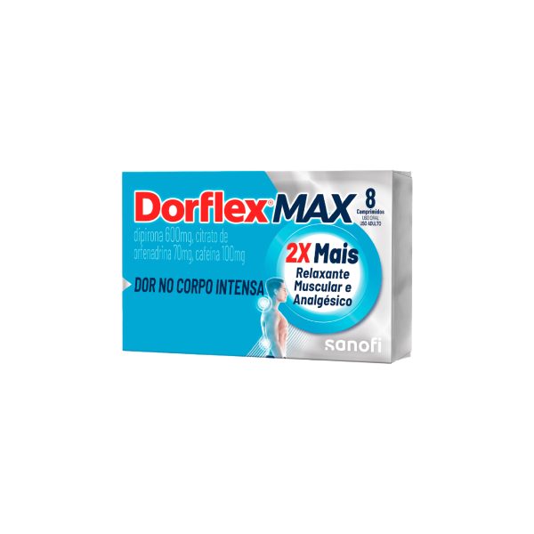 Dorflex MAX Analgésico e Relaxante Muscular 8 Comprimidos