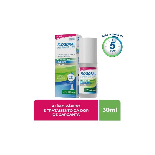 Flogoral 1,5mg/ml Sabor Menta Colutório Spray 30ml