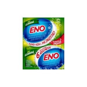 Sal de Fruta Eno 2,24g + 0,50g + 2,13g Sabor Guaraná Pó Efervescente 2 Envelopes 5g